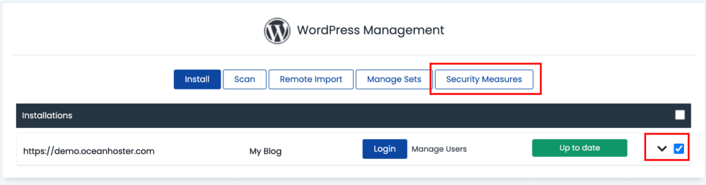 amankan WordPress sekali dengan WordPress Manager