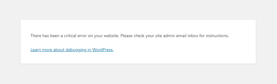Cara Perbaiki Error WordPress "There Has Been a Critical Error on Your Website"